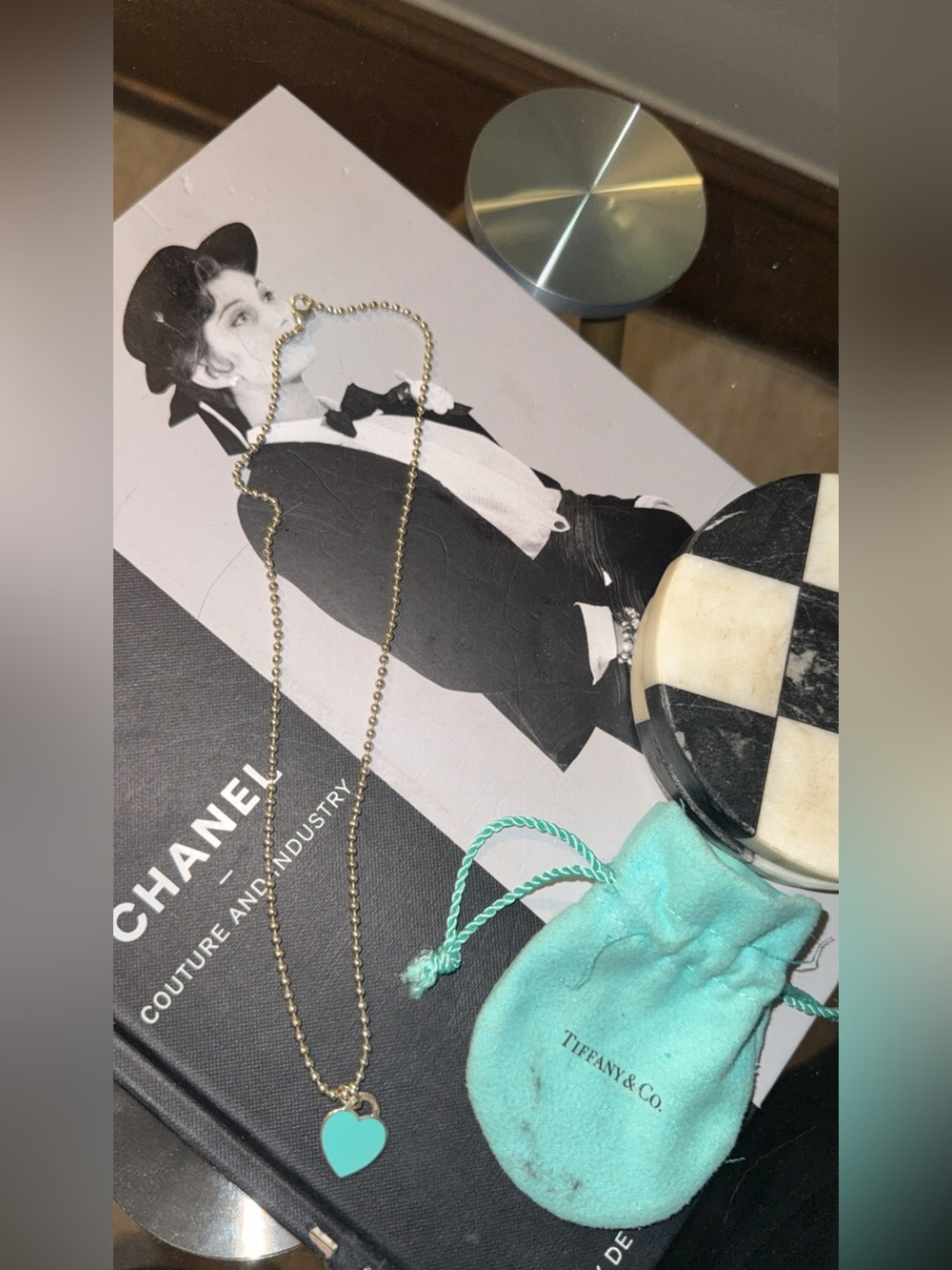 Tiffany & Co. Ball-Chain Necklace with Signature Pouch
